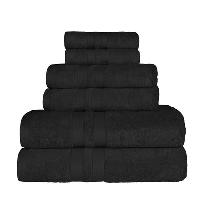 Superior Cotton Quick-Drying 6 Piece Highly Absorbent Towel Set