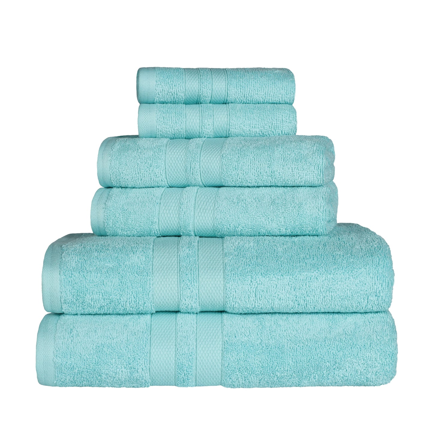 Superior Cotton Quick-Drying 6 Piece Highly Absorbent Towel Set