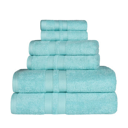 Superior Cotton Quick-Drying 6 Piece Highly Absorbent Towel Set