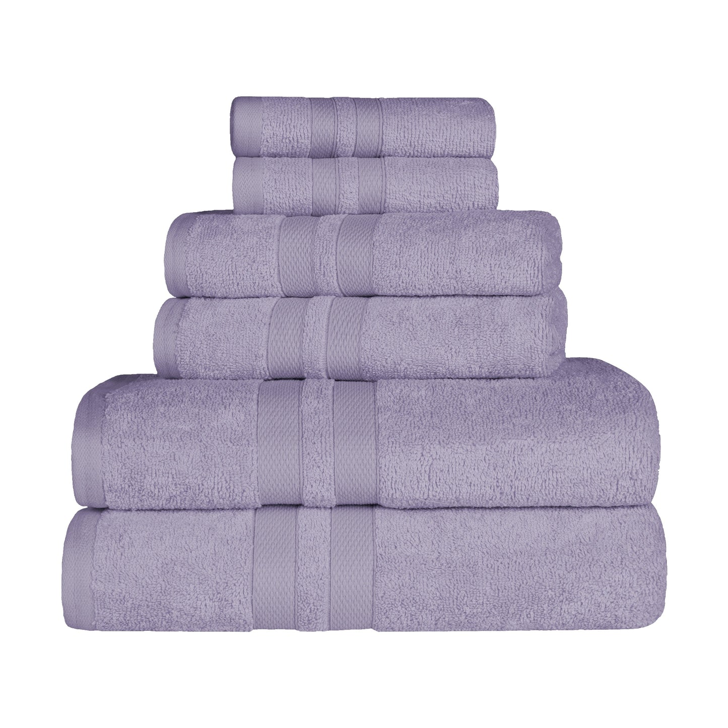 Superior Cotton Quick-Drying 6 Piece Highly Absorbent Towel Set