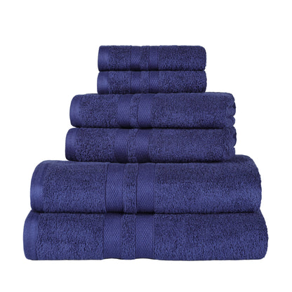 Superior Cotton Quick-Drying 6 Piece Highly Absorbent Towel Set