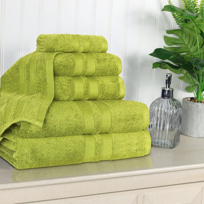 Superior Cotton Quick-Drying 6 Piece Highly Absorbent Towel Set