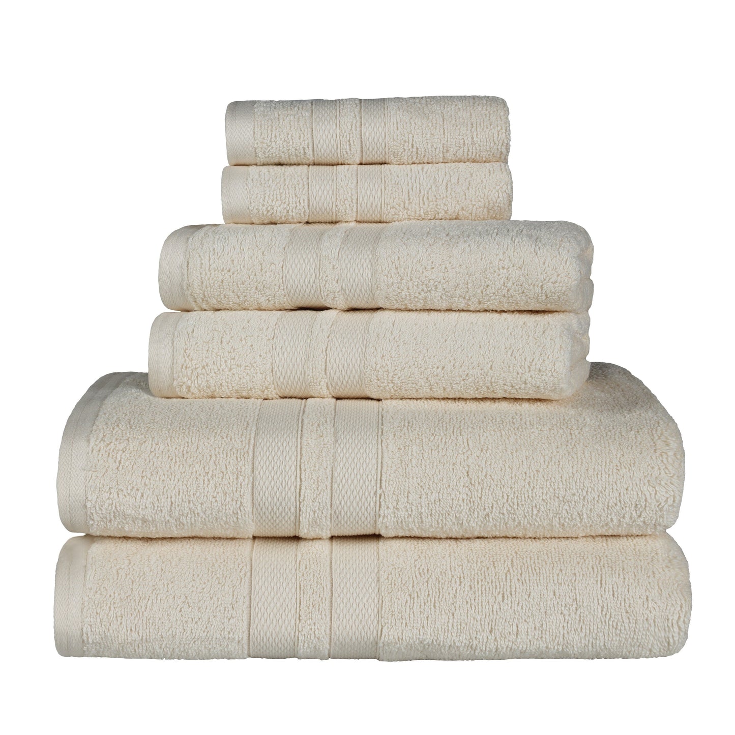 Superior Cotton Quick-Drying 6 Piece Highly Absorbent Towel Set
