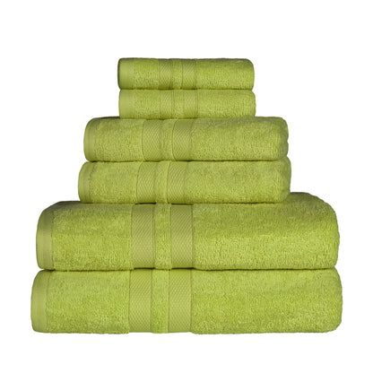 Superior Cotton Quick-Drying 6 Piece Highly Absorbent Towel Set