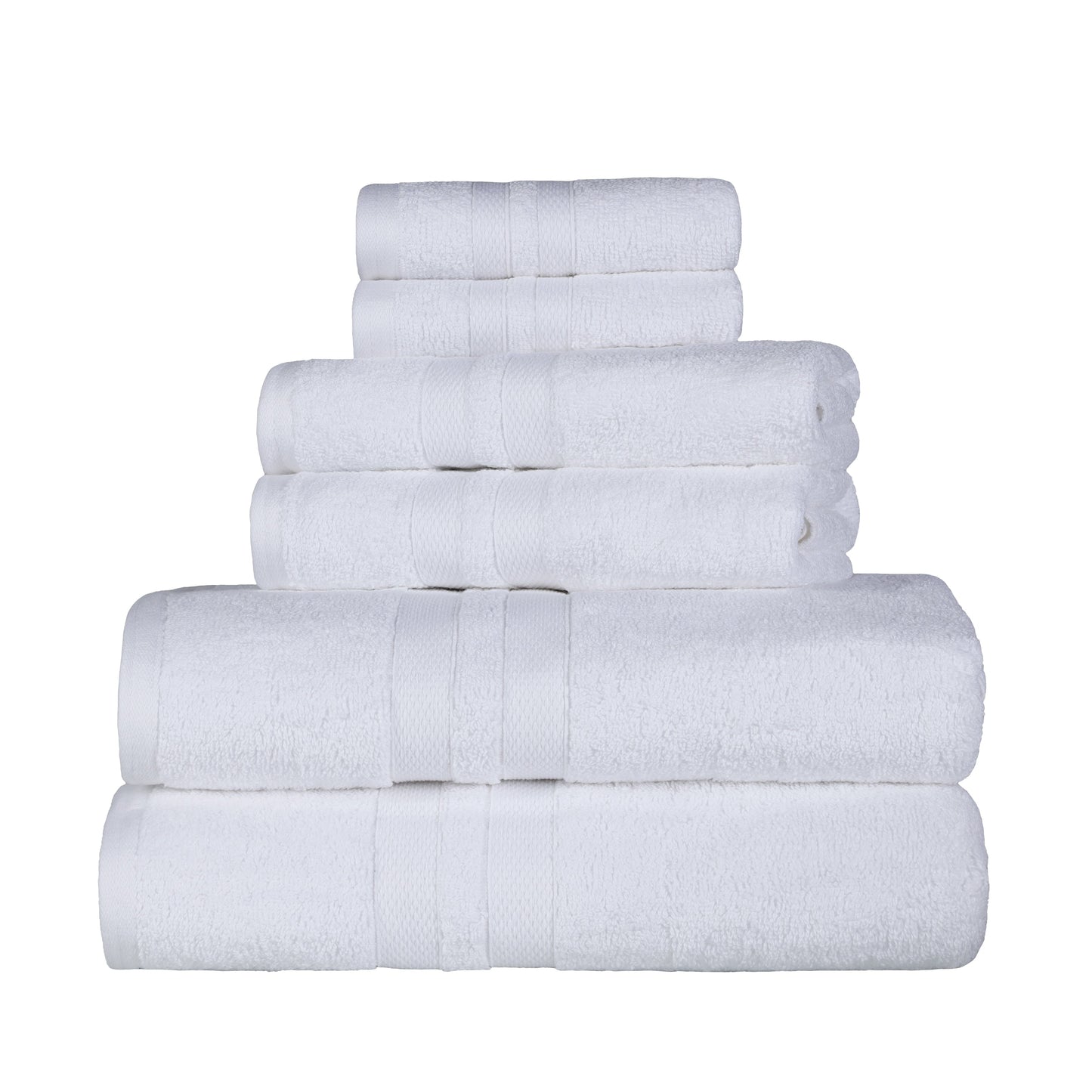 Superior Cotton Quick-Drying 6 Piece Highly Absorbent Towel Set