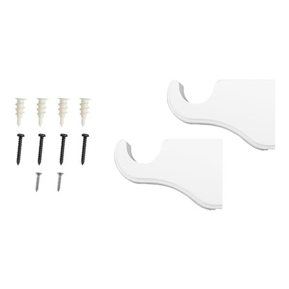 Mix & Match Wood Single / Double Curtain Rod Bracket