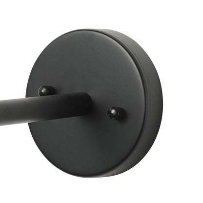 Modern 16 Inch Gooseneck Wall Mount Matte Black Barn Light Fixture