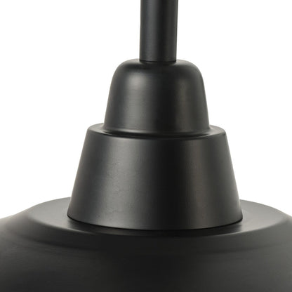 Modern 16 Inch Gooseneck Wall Mount Matte Black Barn Light Fixture