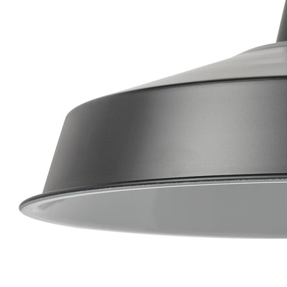 Modern 16 Inch Gooseneck Wall Mount Matte Black Barn Light Fixture