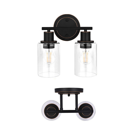 Modern 2/3/4-light Bathroom Dimmable Vanity Lights Wall Sconces