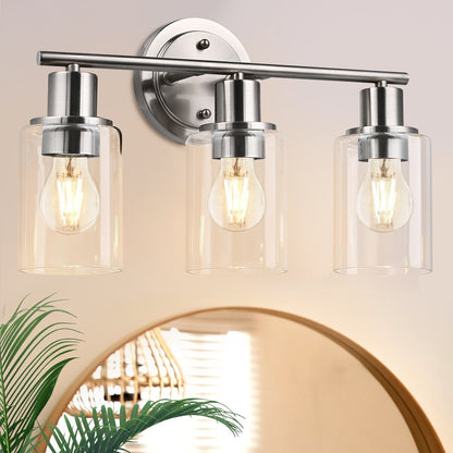 Modern 2/3/4-light Bathroom Dimmable Vanity Lights Wall Sconces
