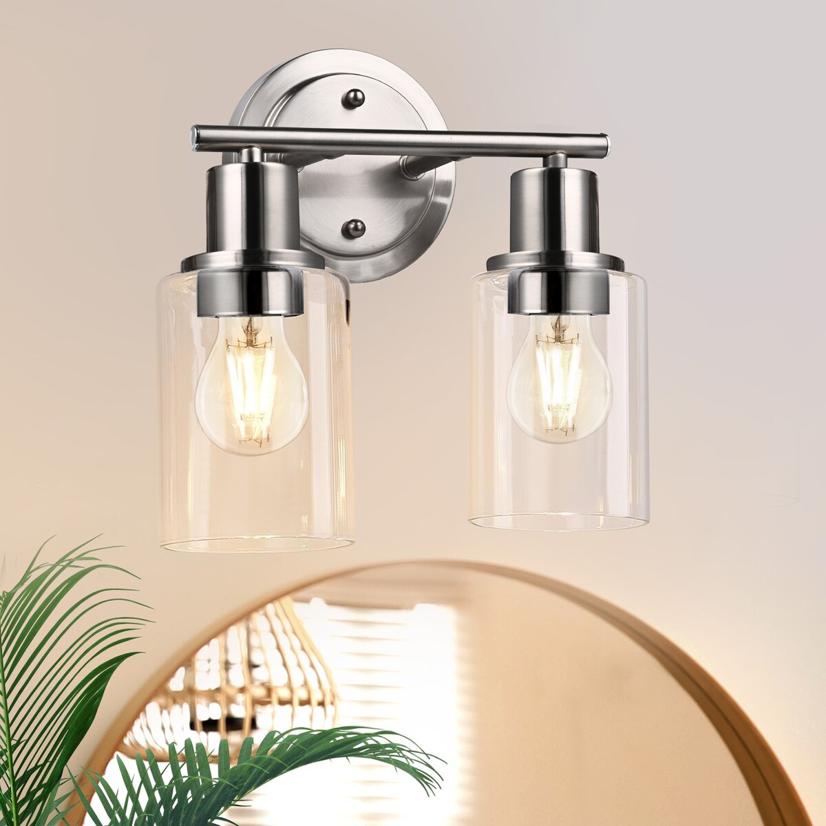 Modern 2/3/4-light Bathroom Dimmable Vanity Lights Wall Sconces