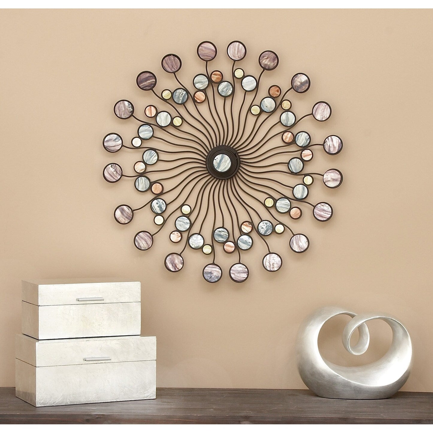 Abstract Metal Wall Decor