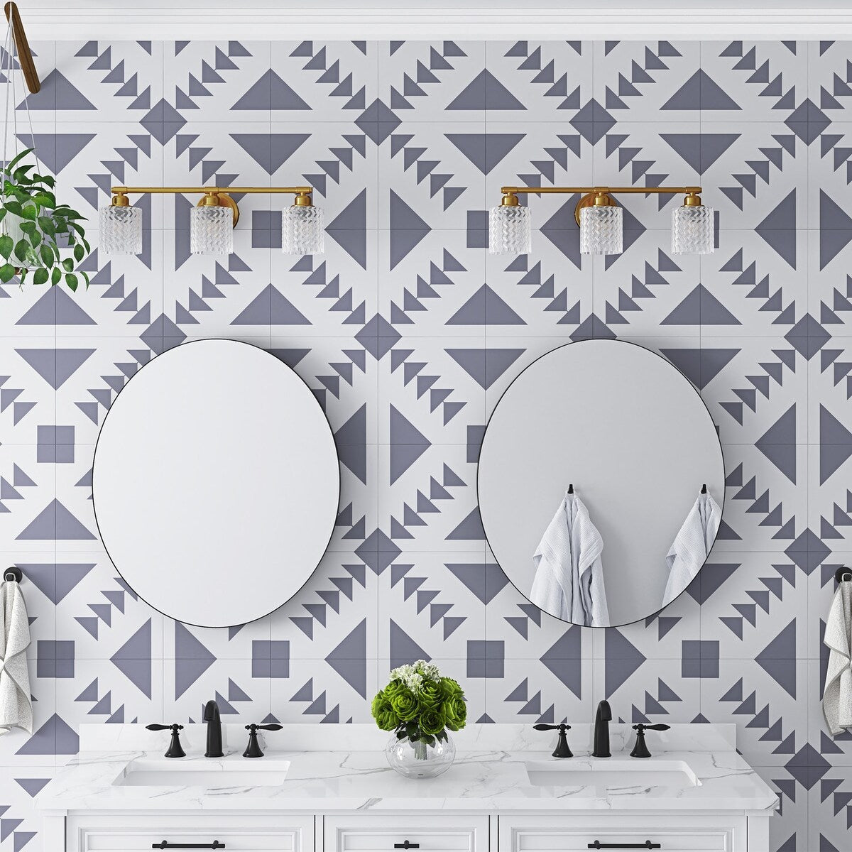 Modern 3-Light Textured Cylinder Glass Shade Vanity Light for Bathroom