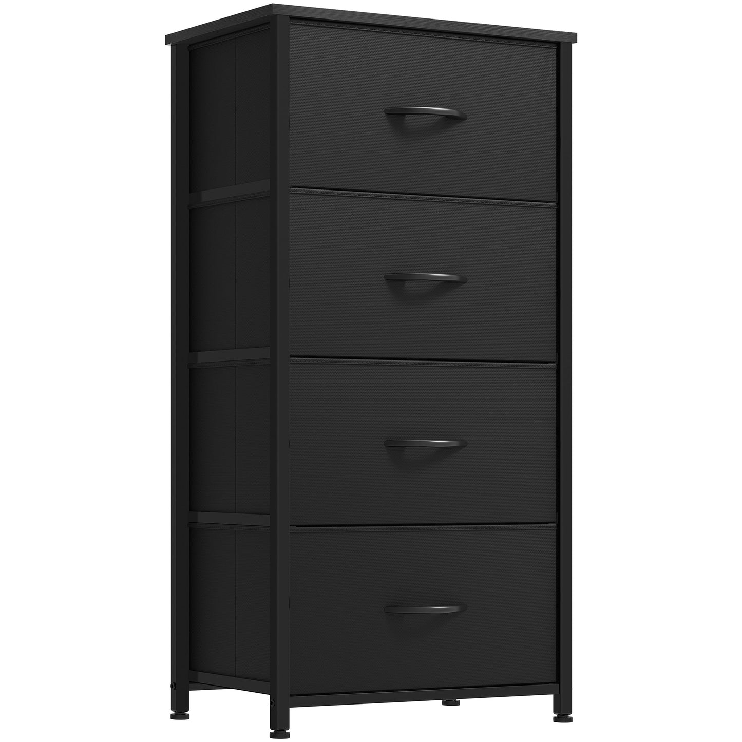 Modern 4/8/10-drawer Bedroom Fabric Dresser Storage Tower with Wood Top