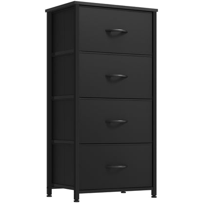 Modern 4/8/10-drawer Bedroom Fabric Dresser Storage Tower with Wood Top