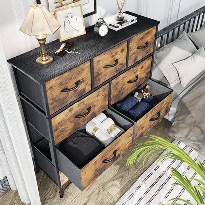 Modern 9-drawer Bedroom Dresser Storage Tower