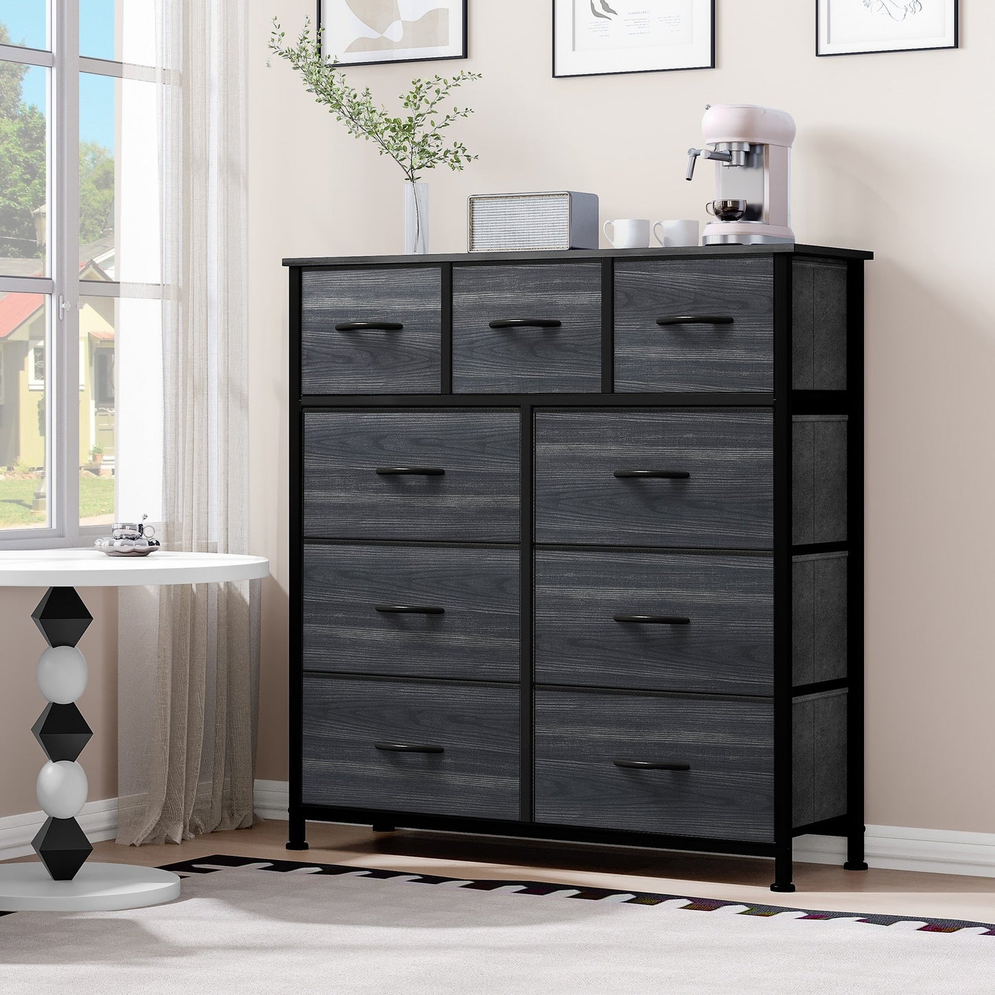 Modern 9-drawer Bedroom Dresser Storage Tower