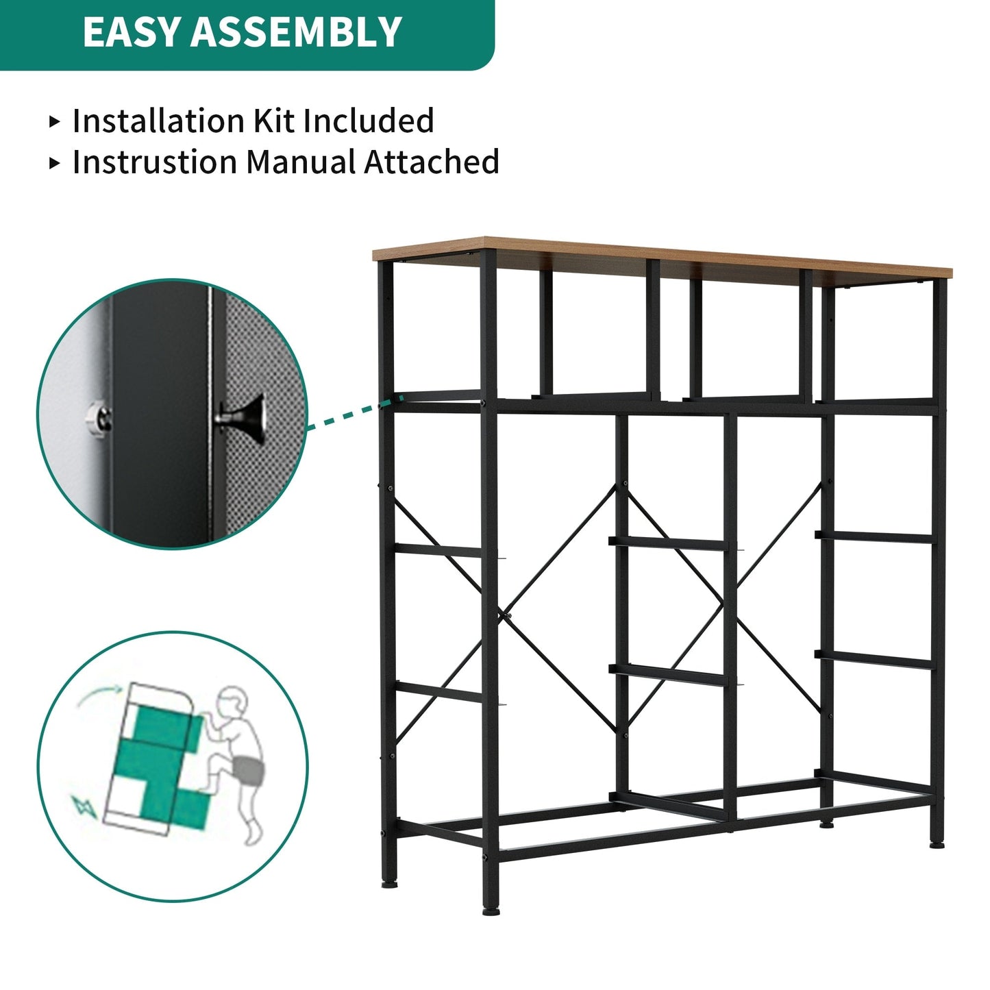 Modern 9-drawer Bedroom Dresser Storage Tower