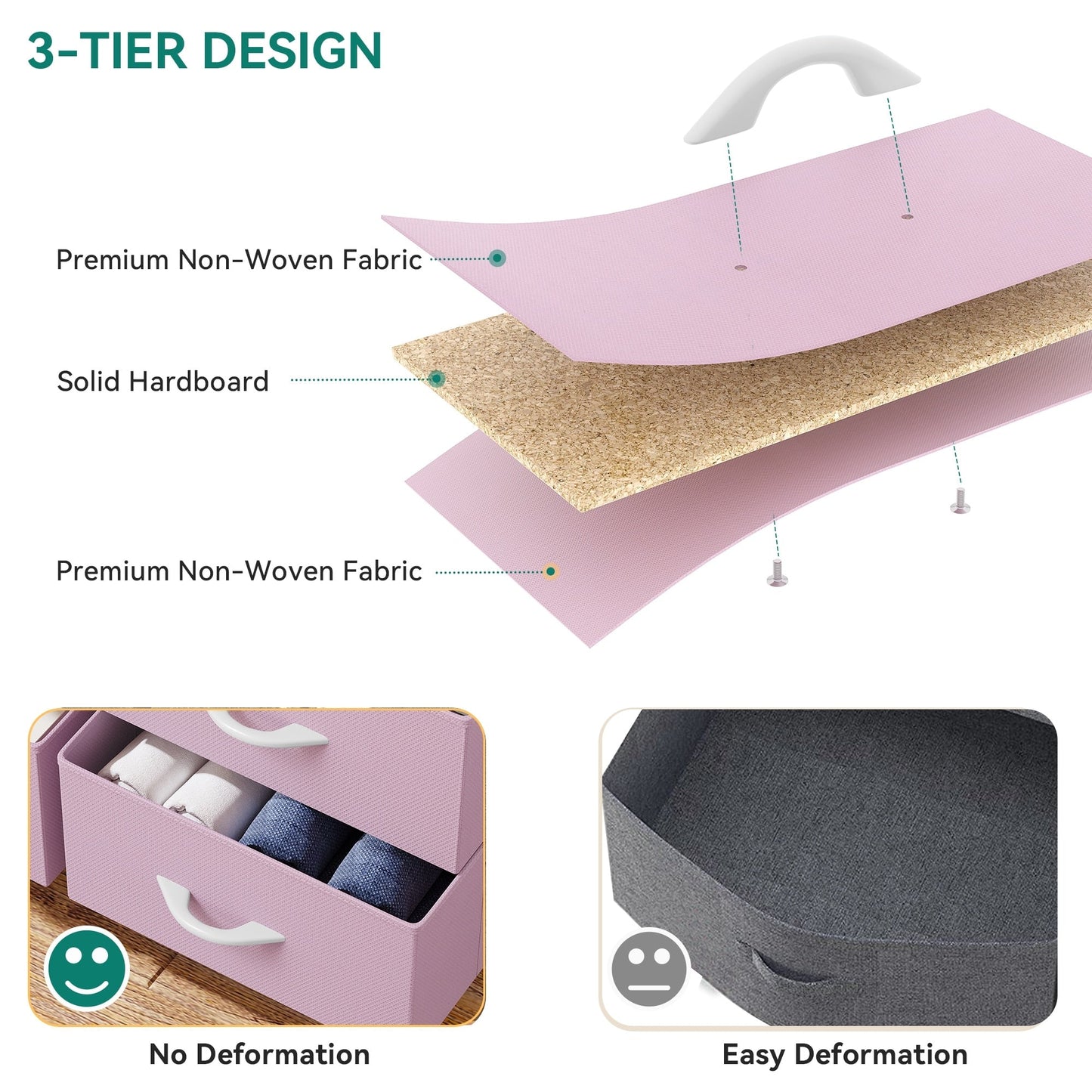 Modern 9-drawer Bedroom Dresser Storage Tower