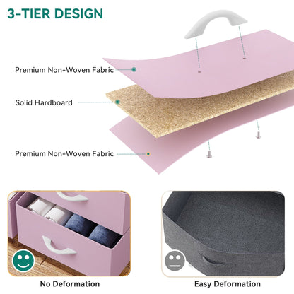 Modern 9-drawer Bedroom Dresser Storage Tower