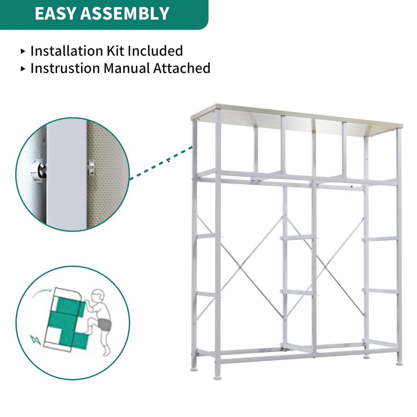 Modern 9-drawer Bedroom Dresser Storage Tower