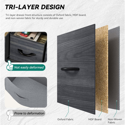 Modern 9-drawer Bedroom Dresser Storage Tower