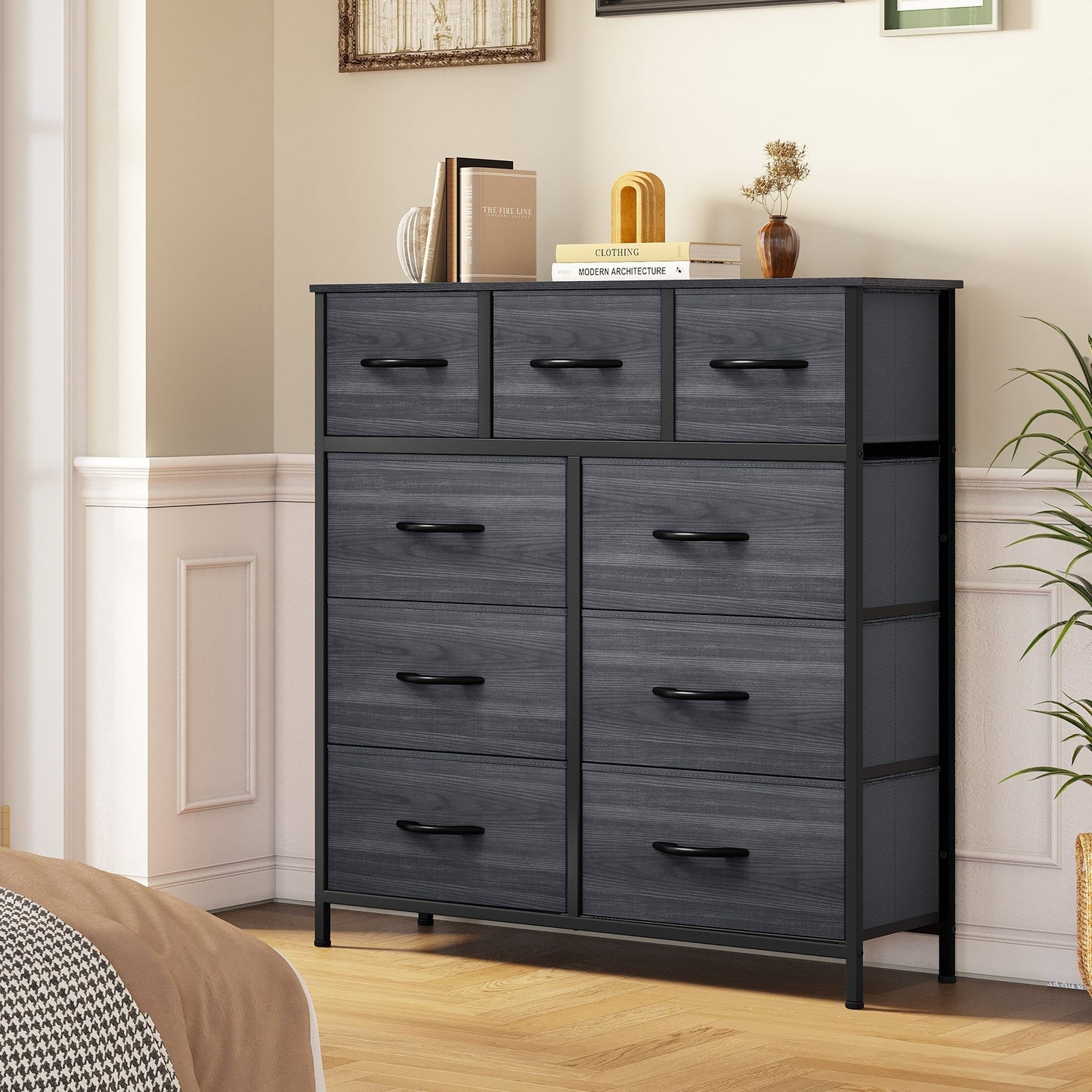 Modern 9-drawer Bedroom Dresser Storage Tower