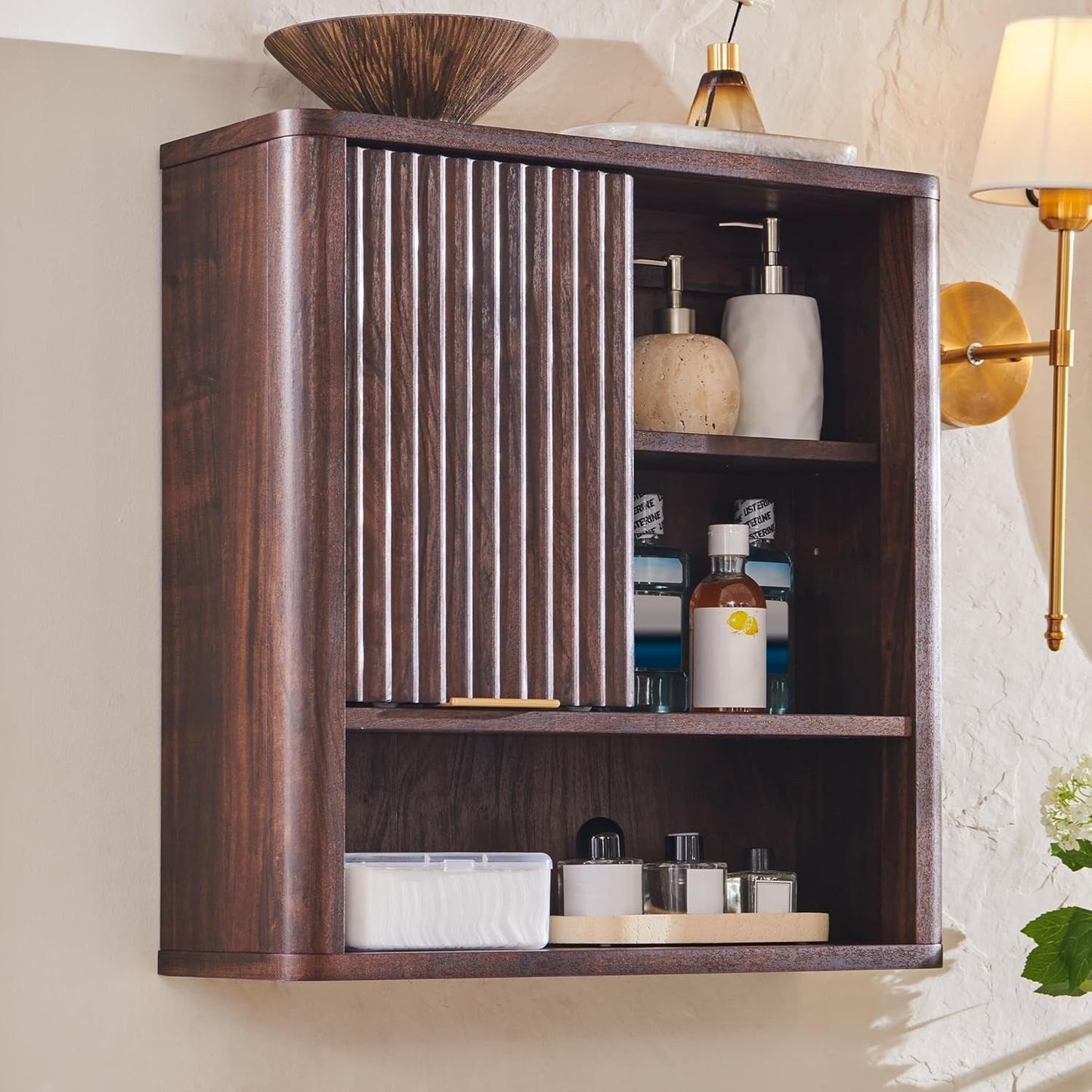 Modern Bathroom Wall Cabinet, Medicine Cabinet, Wall Storage Organizer