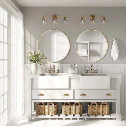 Modern Bathroom Wall Mounted Round Vanity Mirror