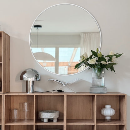 Modern Bathroom Wall Mounted Round Vanity Mirror