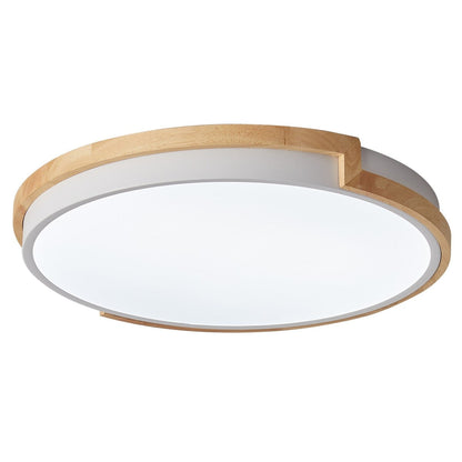Modern Concise 1-Light Circle LED Flush Mount Ceiling Lighting Fixture