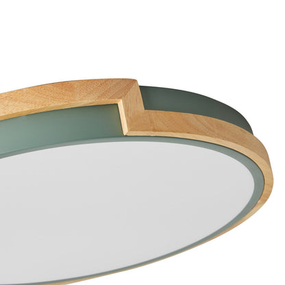 Modern Concise 1-Light Circle LED Flush Mount Ceiling Lighting Fixture