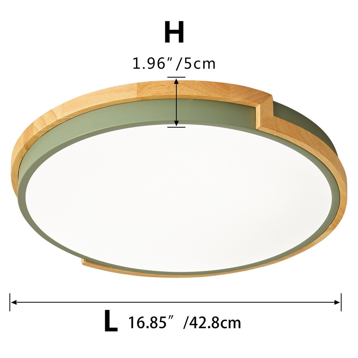Modern Concise 1-Light Circle LED Flush Mount Ceiling Lighting Fixture
