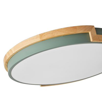 Modern Concise 1-Light Circle LED Flush Mount Ceiling Lighting Fixture
