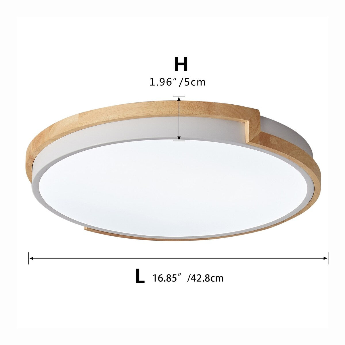 Modern Concise 1-Light Circle LED Flush Mount Ceiling Lighting Fixture