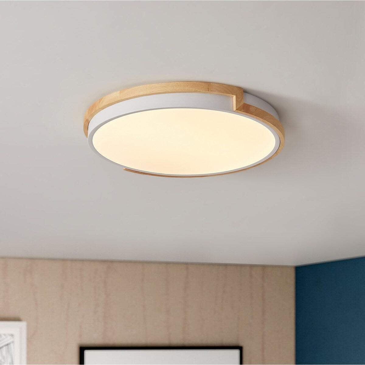 Modern Concise 1-Light Circle LED Flush Mount Ceiling Lighting Fixture