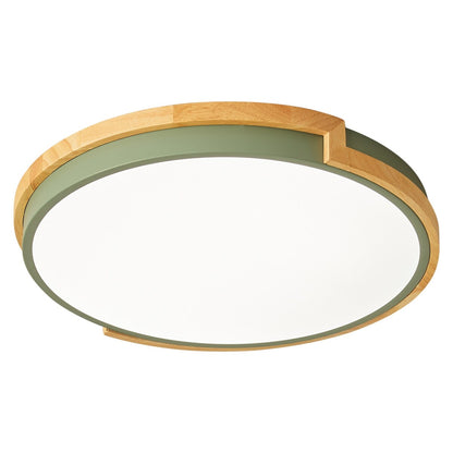 Modern Concise 1-Light Circle LED Flush Mount Ceiling Lighting Fixture