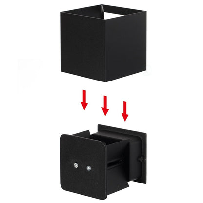 Modern Wall Sconce LED Waterproof Wall Lamp Aluminum with Adjustable Beam 10-Watt 4000K Cool White Indoor Outdoor