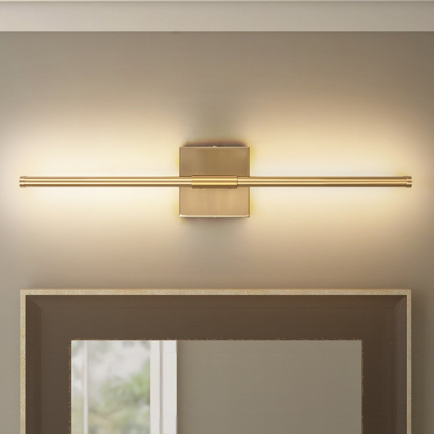 1-Light 23.6 in. Modern Linear Dimmable Integrated LED Bathroom Vanity Light Wall Sconce