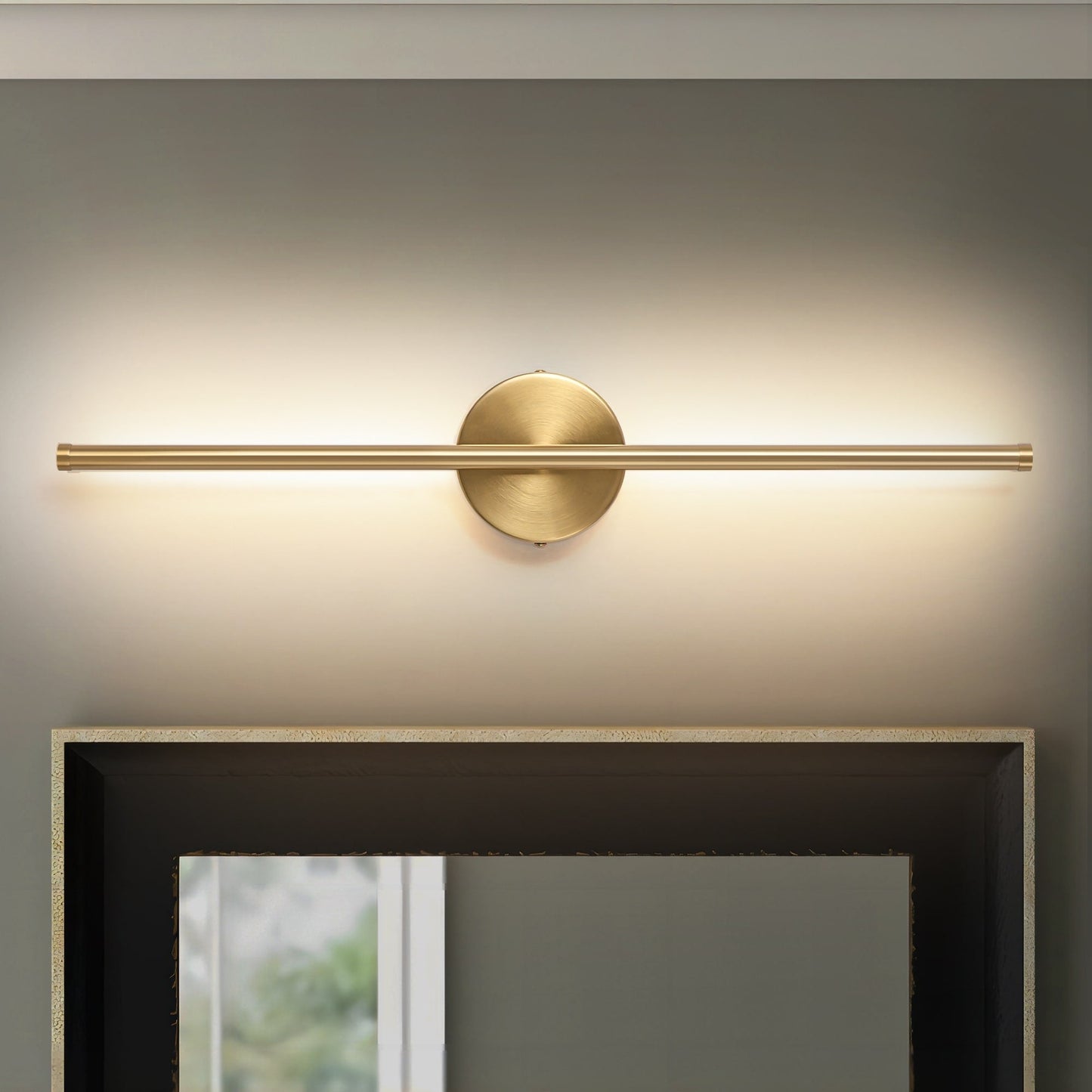 1-Light 23.6 in. Modern Linear Dimmable Integrated LED Bathroom Vanity Light Wall Sconce