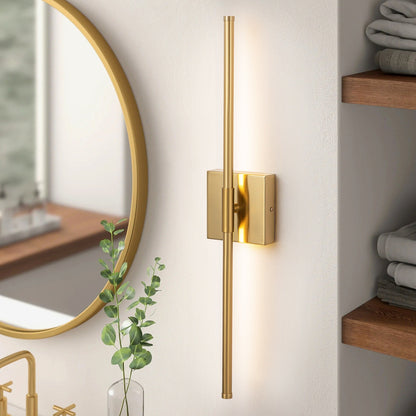 1-Light 23.6 in. Modern Linear Dimmable Integrated LED Bathroom Vanity Light Wall Sconce
