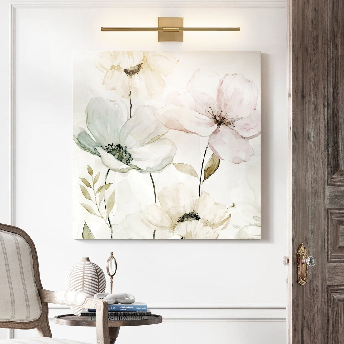 1-Light 23.6 in. Modern Linear Dimmable Integrated LED Bathroom Vanity Light Wall Sconce