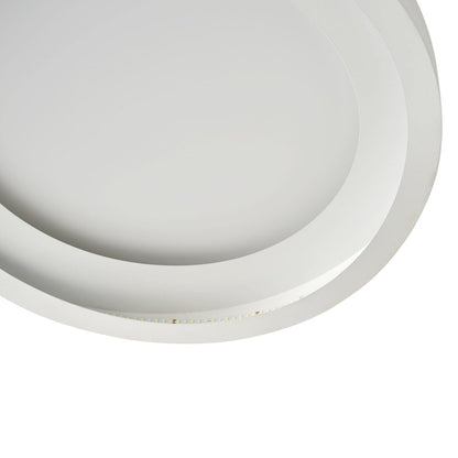 Modern Matte White LED Flush Mount Ceiling Light for Kitchen