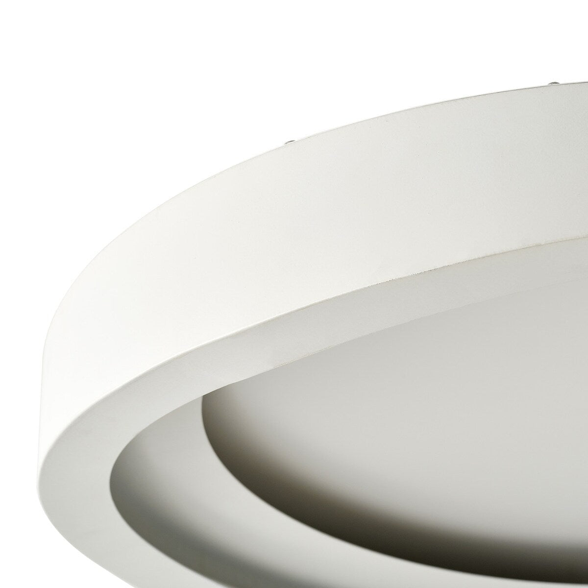 Modern Matte White LED Flush Mount Ceiling Light for Kitchen