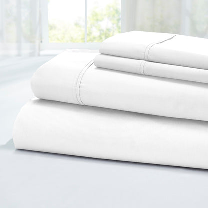 Modern Threads 400 Thread Count 100 Percent Egyptian Cotton 4-Piece Sheet Set