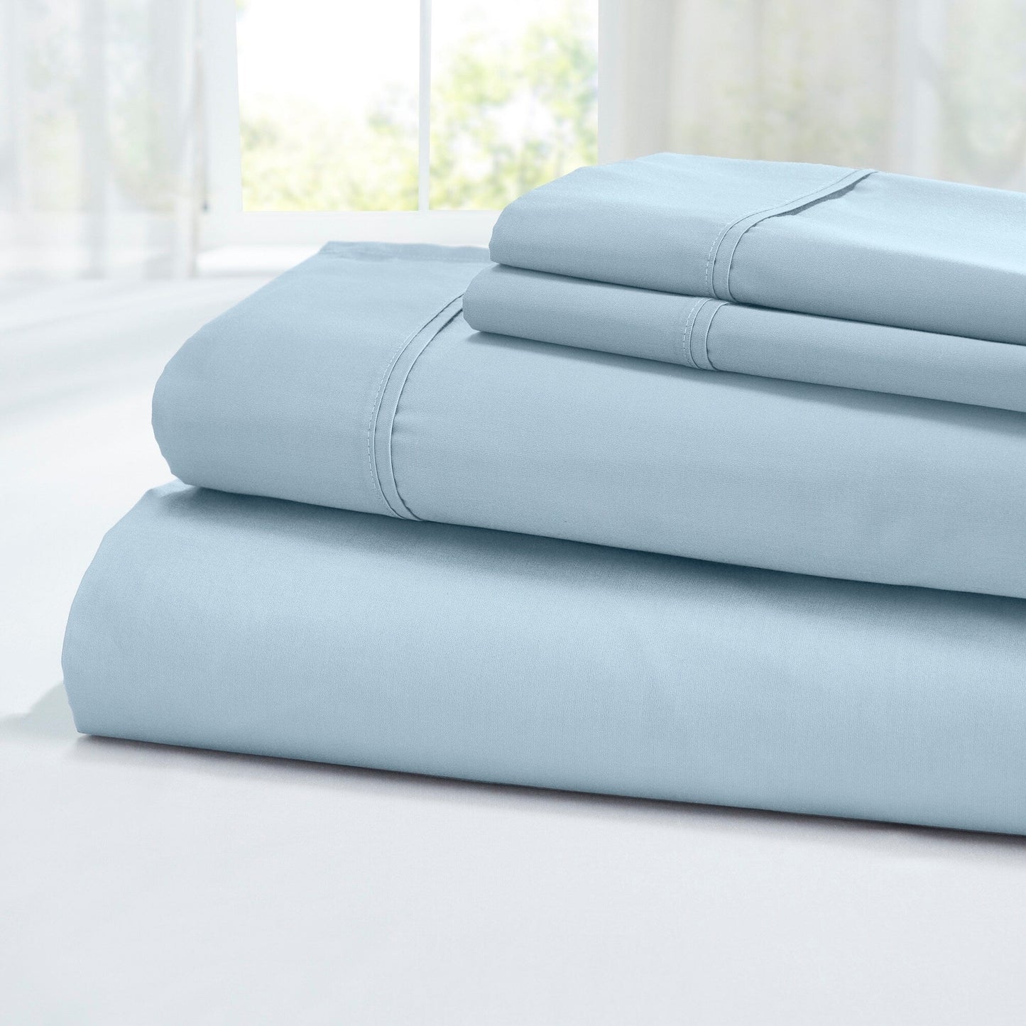 Modern Threads 400 Thread Count 100 Percent Egyptian Cotton 4-Piece Sheet Set