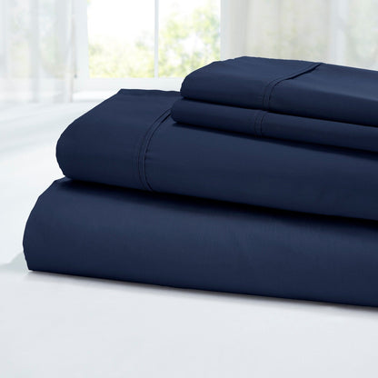 Modern Threads 400 Thread Count 100 Percent Egyptian Cotton 4-Piece Sheet Set