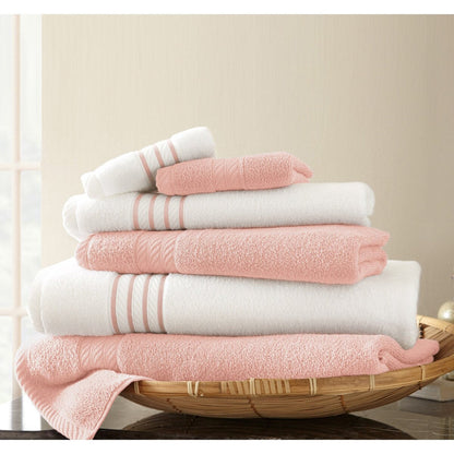 Modern Threads Quick Dry Stripe 6-piece Towel Set