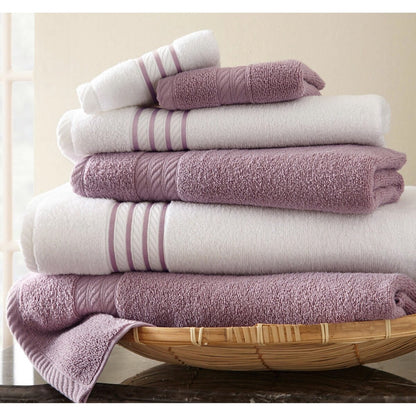 Modern Threads Quick Dry Stripe 6-piece Towel Set